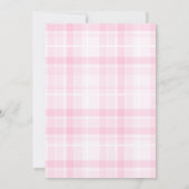 レトロコケットピンクボウ卒業 招待状 (裏面)