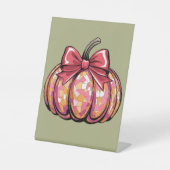 レトロコケットボーカボチャ秋ビーブズシーズン 台座サイン (正面)