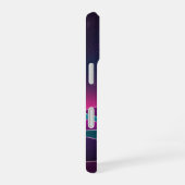 レトロコズミックヒルズ iPhone 16ケース (右側面)