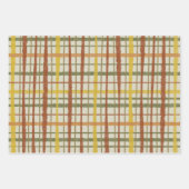 レトロコタジェコ絵を描レプリドパターン ラッピングペーパーシート (正面3)