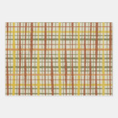 レトロコタジェコ絵を描レプリドパターン ラッピングペーパーシート (正面2)