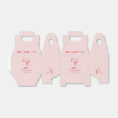 レトロコックテール・バチェロレッテ・パーティー フェイバーボックス (折り畳みなし)