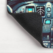 レトロコックピットマウスパッド（暗） マウスパッド (コーナー)