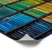 レトロコミックスタイル: ゴールドグラマーポップアートパネル ポスター (角)