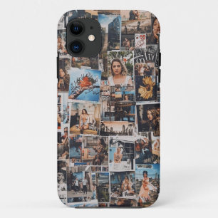レトロコラージアートモバイルケース iPhone 11 ケース