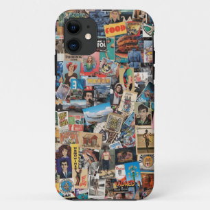 レトロコラージアートモバイルケース iPhone 11 ケース