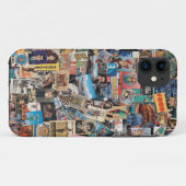 レトロコラージアートモバイルケース Case-Mate iPhoneケース (裏面(横))