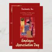 レトロコラージュ 招待状 (正面/裏面)