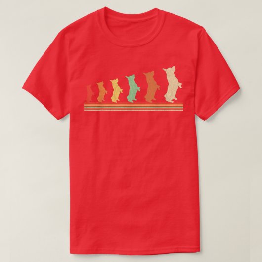 レトロコルギ Tシャツ (デザイン正面)