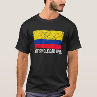 レトロコロンビア最高の国独身のパパ父のー Tシャツ