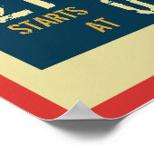 レトロコンサートイベント発表ポスター ポスター (角)