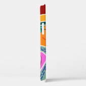 レトロコントラストミュージックフェスティバルジャズ Case-Mate iPhoneケース (裏面 / 右)