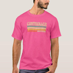 レトロコントローラー職業ジョブタイトルCo作業者Id Tシャツ