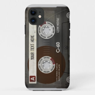 レトロコンパクトオーディオカセット  DJ贈最高のり物 iPhone 11 ケース