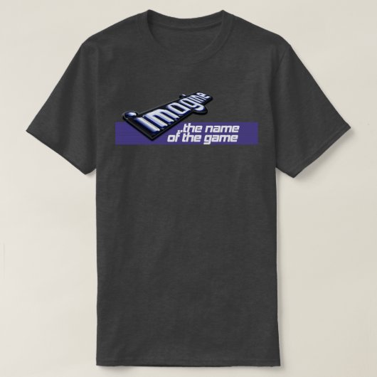 レトロコンピュータゲーム – ソフ想像トウェア Tシャツ (デザイン正面)