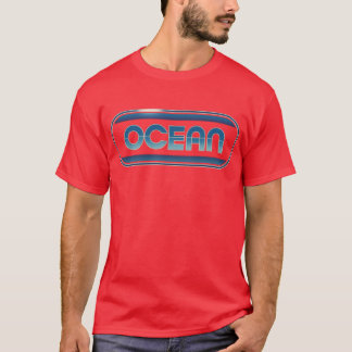 レトロコンピューターゲーム - Ocean (1)-Photoroom Tシャツ