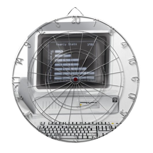 レトロコンピューター ダーツボード (正面)