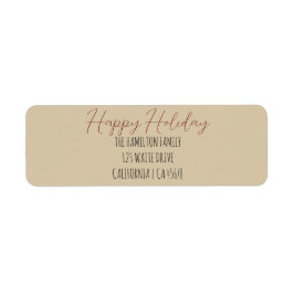 レトロコージークリスマスチャーム ラベル