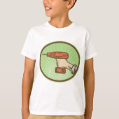 レトロコードレスドリル Tシャツ (正面)