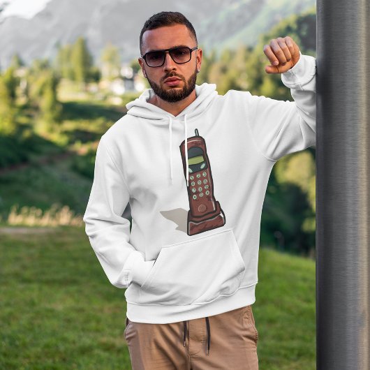 レトロコードレス電話ヴィンテージ90s パーカ