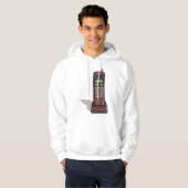 レトロコードレス電話ヴィンテージ90s パーカ (正面フル)