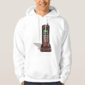 レトロコードレス電話ヴィンテージ90s パーカ (正面)