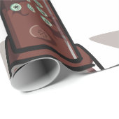 レトロコードレス電話ヴィンテージ90s ラッピングペーパー (ロールコーナー)