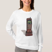 レトロコードレス電話ヴィンテージ90s tシャツ (正面)