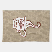 レトロコーヒーカップダイナーキッチンタオルギフト キッチンタオル (横)