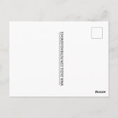 レトロコーヒーカップル1950sはがき ポストカード (裏面)