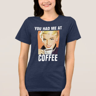 レトロコーヒーギャルTシャツ トライブレンドTシャツ
