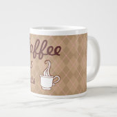 レトロコーヒーショップマグギフト ジャンボコーヒーマグカップ (正面右)