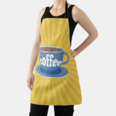 レトロコーヒーデザイン エプロン (インサイチュ)