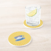 レトロコーヒーデザイン コースター (側面)