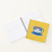 レトロコーヒーデザイン ノートブック (内部)