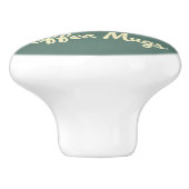 レトロコーヒーマグスタックイラストレーション セラミックノブ (側面)