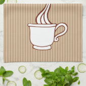 レトロコーヒーラバーキッチンタオルギフト キッチンタオル (折り畳み)