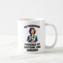 レトロコーヒーレディマグカップ - 1950年代の主婦スタイル