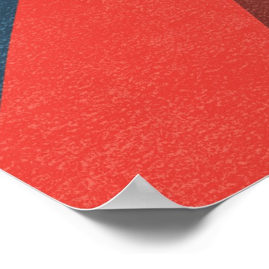 レトロコーヒー引用文-ヴィンテージSipサヴォールリピート ポスター (角)