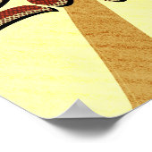 レトロコーヒー液体日照ヴィンテージコーヒー ポスター (角)