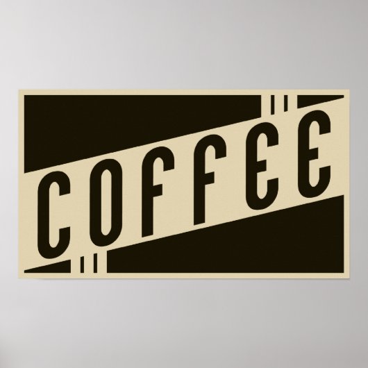 レトロコーヒー ポスター (正面)