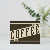 レトロコーヒー ポストカード (スタンド正面)