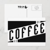 レトロコーヒー ポストカード (正面/裏面)