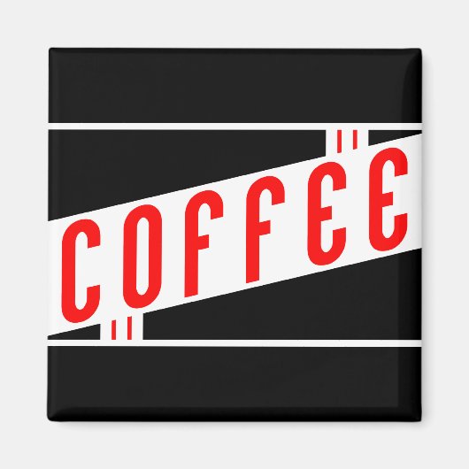 レトロコーヒー マグネット (正面)