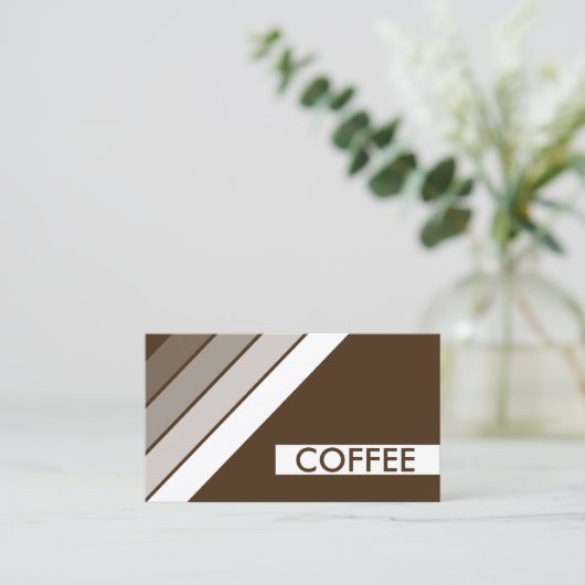 レトロコーヒー 名刺 (スタンド正面)