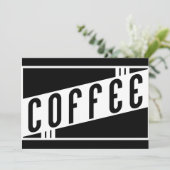 レトロコーヒー 招待状 (スタンド正面)