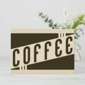 レトロコーヒー 招待状 (スタンド正面)