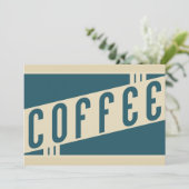 レトロコーヒー 招待状 (スタンド正面)