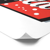 レトロコーラ缶デザイン ポスター (角)