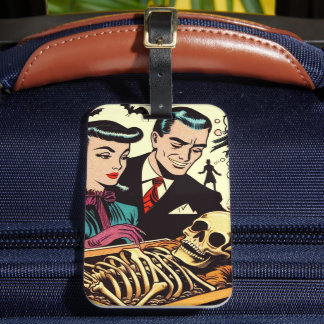 レトロゴシックカップル漫画 ラゲッジタグ